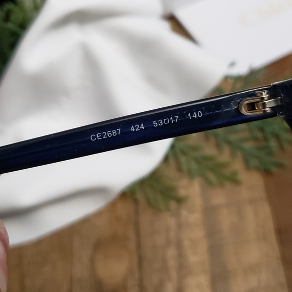 Authentic Chloe eyeglasses Navy Blue - Picture 6 of 9